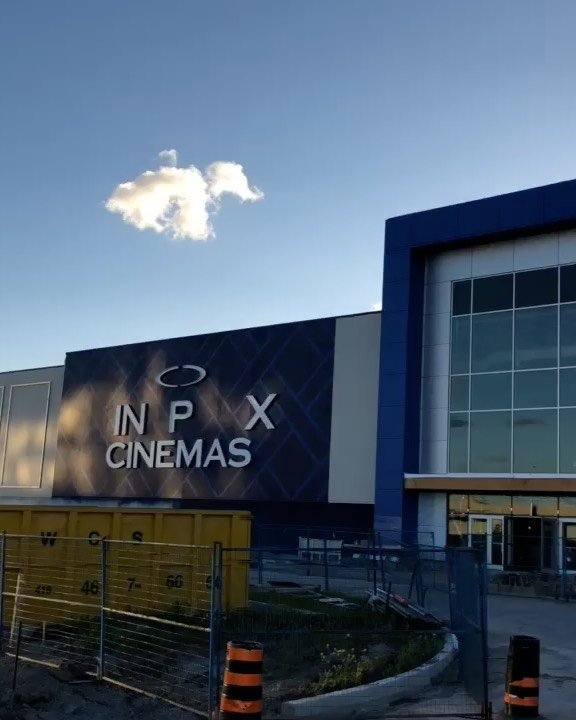 Cineplex Pickering commercial build